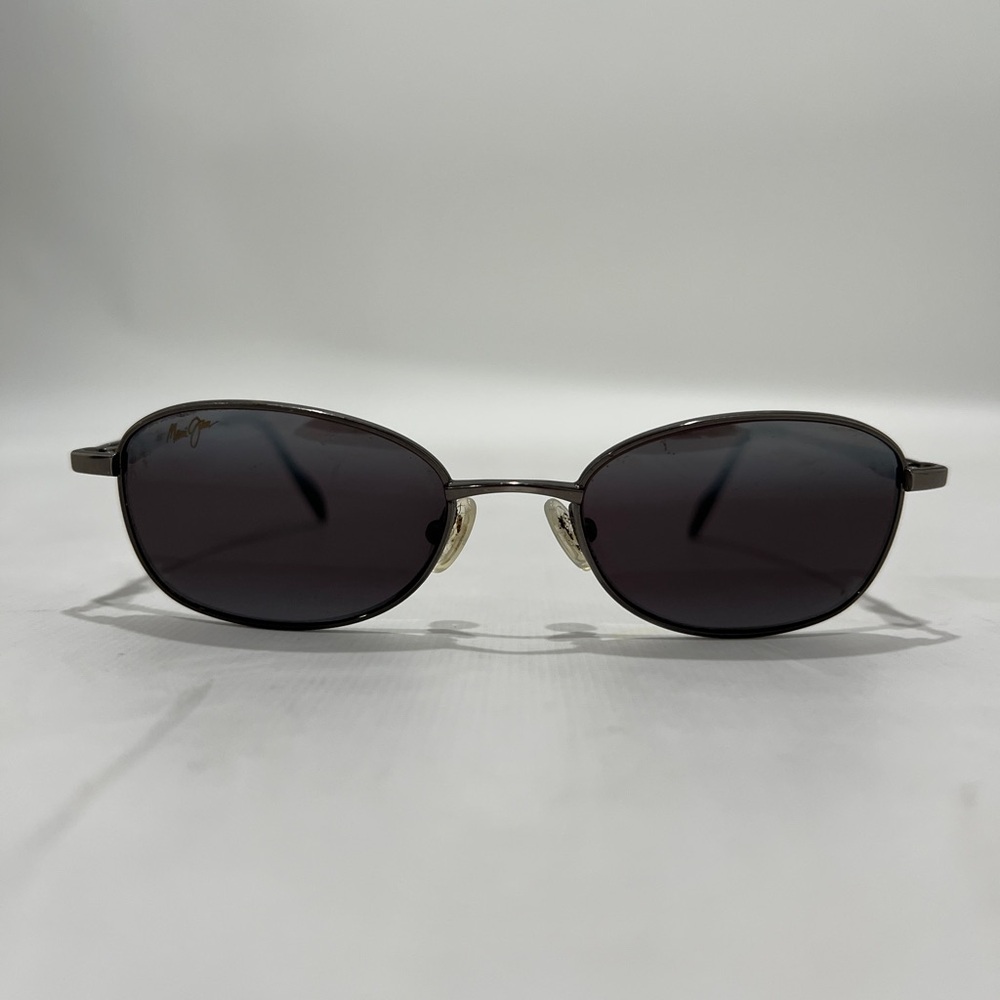 Maui Jim Hulu 551-02 Titanium Sunglasses SuperThin Glass Lenses Grey Polarized